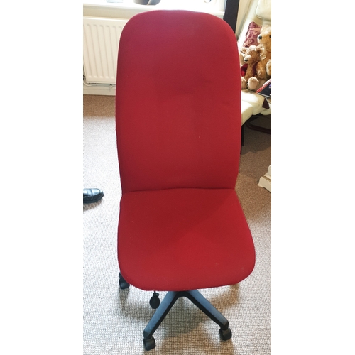 542 - OFFICE CHAIR (Please Note This Lot WILL NOT BE PACKED OR SHIPPED....COLLECT ONLY !!!!)-