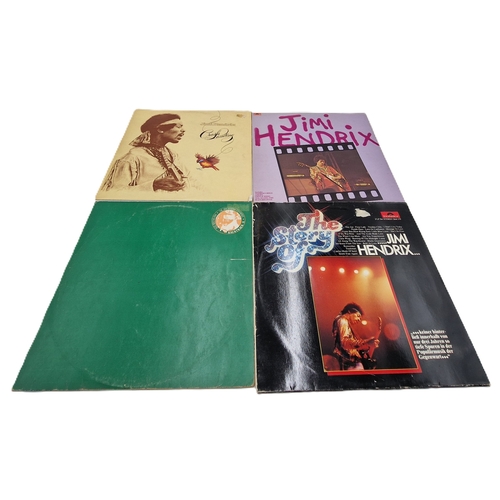 106 - JIMI HENDRIX VINYL LPS (4)
CRASH LANDING./ JIMI HENDRIX COMPILATION LP./ BACKTRACK 11 AXIS BOLD AS L... 