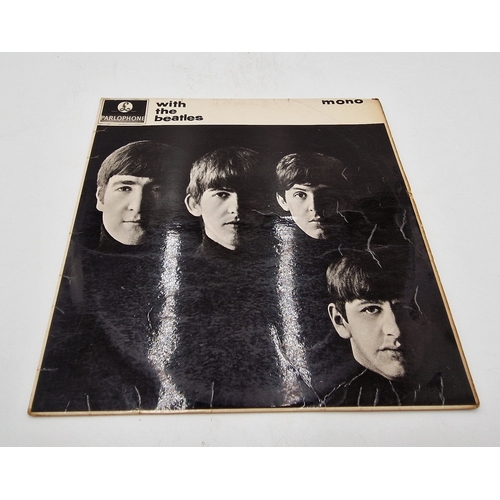 110 - THE BEATLES VINYL LP (1)
WITH THE BEATLES. MONO VERSION WITH FLIPBACK SLEEVE AND YELLOW/BLACK LABELS... 