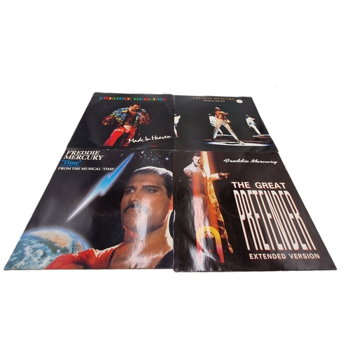 309 - FREDDIE MERCURY VINYL 12 INCHES (4)
MADE IN HEAVEN./ LIVING ON MY OWN./ TIME. /THE GREAT PRETENDER./... 