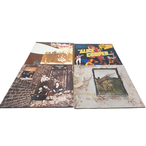 322 - ROCK VINYL LPS (4)
LED ZEPPELIN FOUR SYMBOLS GATEFOLD SLEEVE + INNER. LED ZEPPELIN II GATEFOLD SLEEV... 