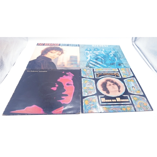 550 - ROCK VINYL LPS (4)
PAT BENATAR BEST SHOTS. REDBONE BEADED DREAMS THROUGH TURQUOISE EYES. JON ANDERSO... 