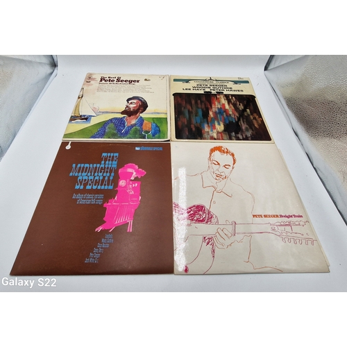 96 - FOLK VINYL LPS (4)
PETE SEEGER + WOODIE GUTHRIE THE SOIL AND THE SEA./THE BEST OF PETE SEEGER GATEFO... 