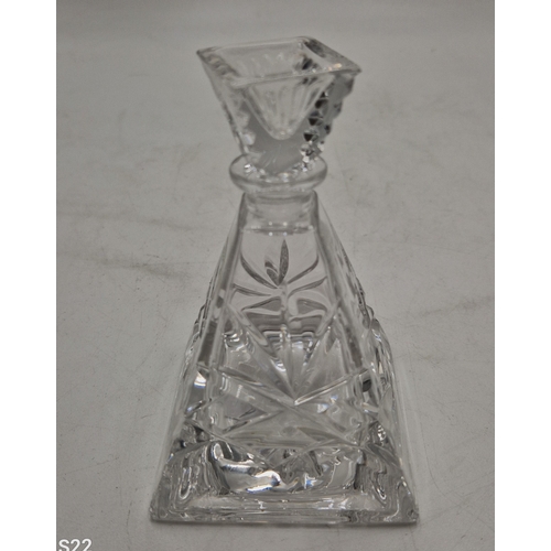 771 - GALWAY CRYSTAL PERFUME BOTTLE