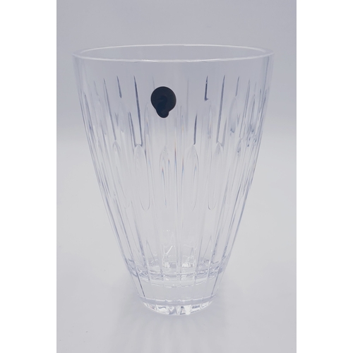 818 - WATERFORD CRYSTAL _______cm VASE IN THE MARA DESIGN (Original Box)