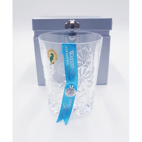 822 - WATERFORD CRYSTAL SNOWFLAKE DRINKING GLASS (Limited Edition)  (Original Box)