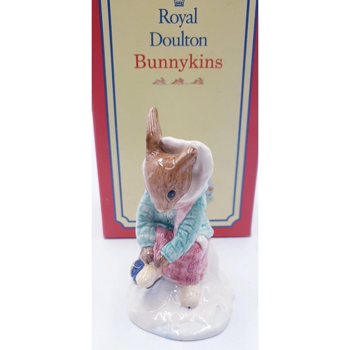 132A - ROYAL DOULTON 8.9cm BUNNYKINS CHARACTER FIGURINE 