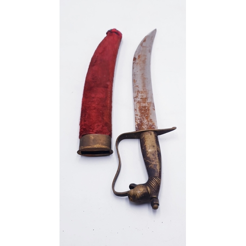 56 - INDIAN DAGGER IN SHEATH (Please Note Will Not BE SHIPPED....COLLECT ONLY !!!!)