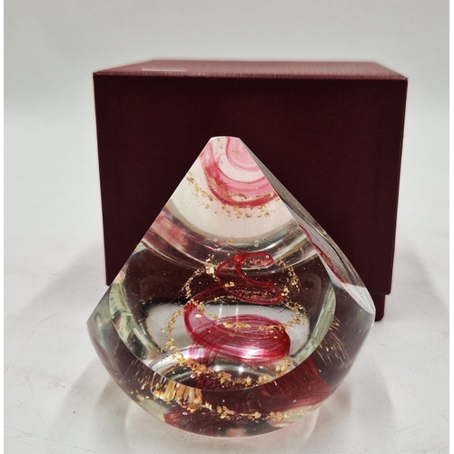 206 - POESIDON PYRAMID SHAPE PAPERWEIGHT (Boxed)