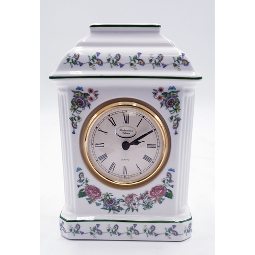 231 - PORTMEIRION 17cm x 11cm MANTLE CLOCK