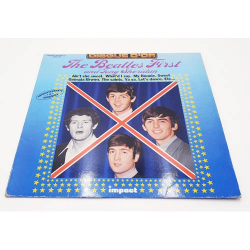 94 - THE BEATLES VINYL LP (1)
THE BEATLES FIRST AND TONY SHERIDAN FRENCH ISSUE. THE VINYL IS EXCELLENT. T... 