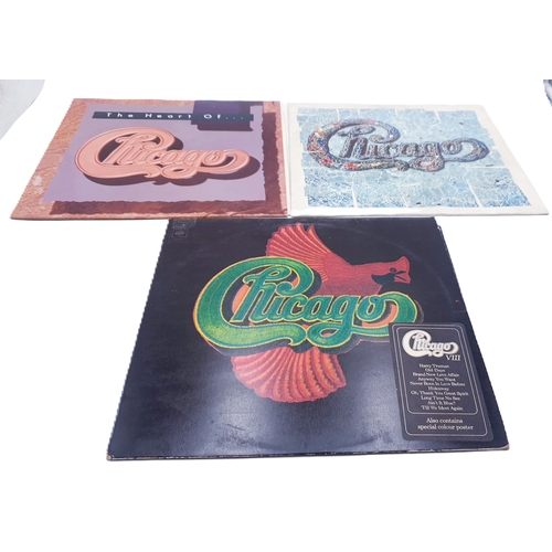 96 - CHICAGO VINYL LPS (3)
THE HEART OF./ 18 + INNER./ VIII + INSERT + POSTER. /THE VINYL RANGES FROM VG+... 