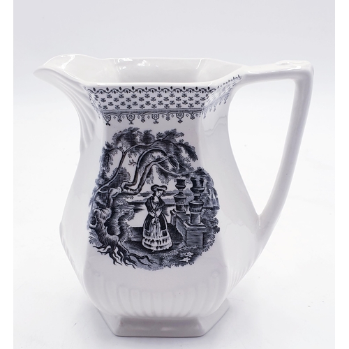 694 - ADAMS 14cm JUG IN THE MINUET DESIGN