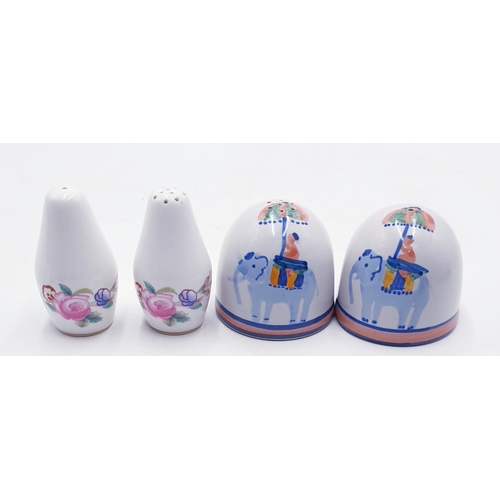 707 - COALPORT SALT & PEPPER SET Plus ONE OTHER