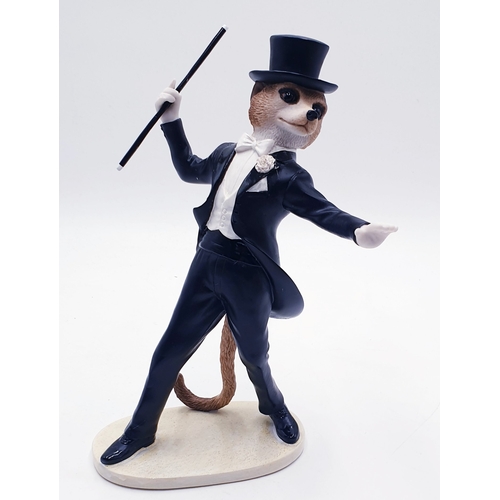 404 - COUNTRY ARTIST Large 26cm CHARACTER FIGURINE OF A MEERKAT 