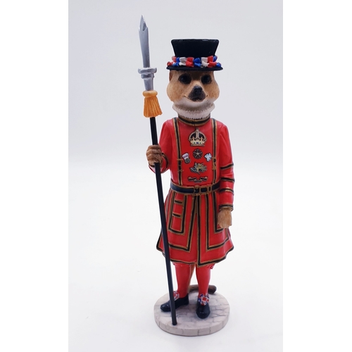 406 - COUNTRY ARTIST Large 27 cm CHARACTER FIGURINE OF A MEERKAT 