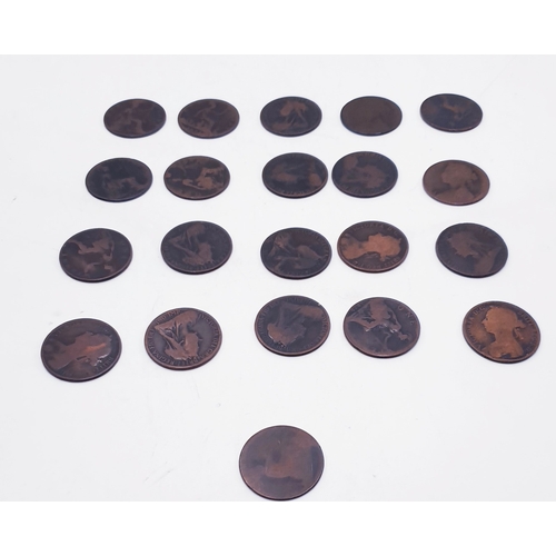 655 - ENGLISH PENNIES c1800s (21)