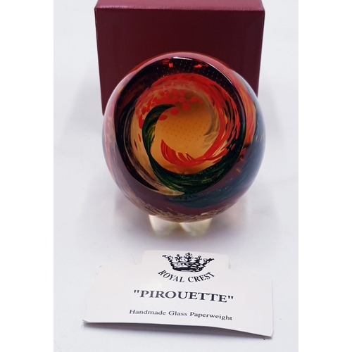 751 - GLASS PAPERWEIGHT 