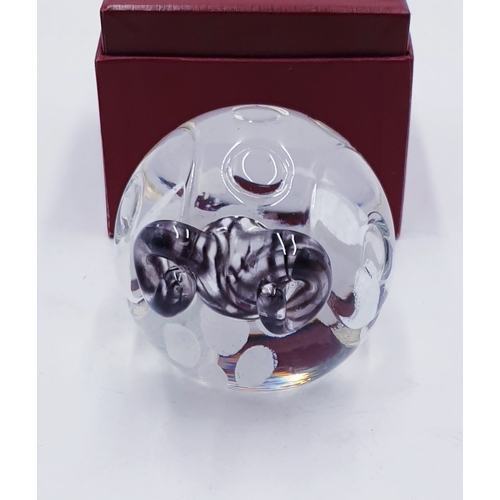 752 - GLASS PAPERWEIGHT 