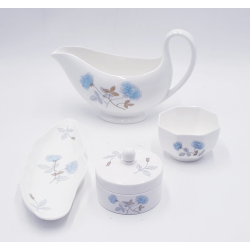 107 - WEDGWOOD CHINA ITEMS (4) IN THE ICE ROSE DESIGN