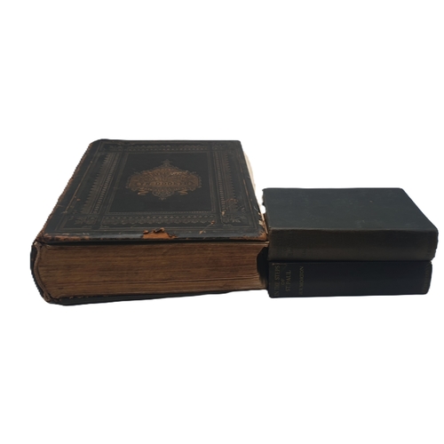 241 - WELSH BIBLE 1870s, Plus 2 BOOKS BY H.V MORTON 'IN THE STEPS OF ST PAUL'  (1st Edition) & 'IN THE STE... 