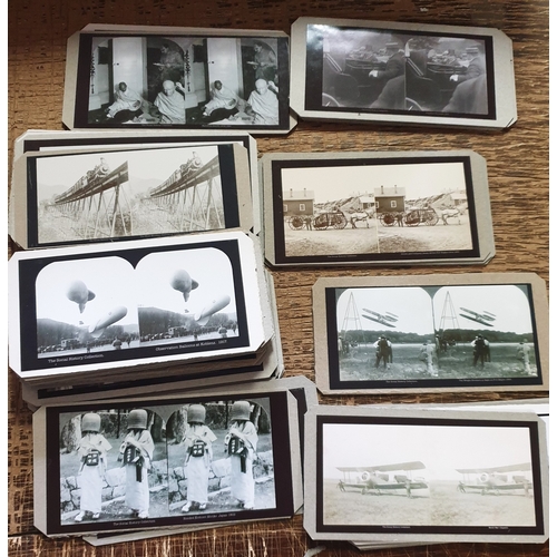 220 - U.S. SOCIAL HISTORY STEREOGRAPHS TO INCLUDE PRESIDENTS, CIVIL WAR, RAILROADS Etc. (Approx 44)