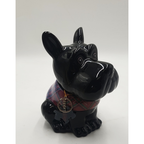 765 - CERAMIC SCOTTIE DOG BISCUIT BARREL