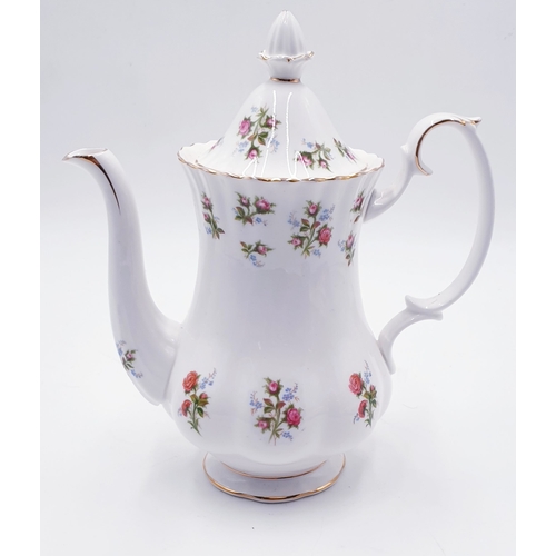 775 - ROYAL ALBERT CHINA COFFEE POT IN THE WINSOME DESIGN