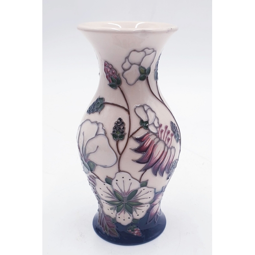 1 - MOORCROFT 12.7cm VASE (Shape No 226/5) BRAMBLE REVISITED DESIGN By Designer By Alicia Amison. R.R.P.... 