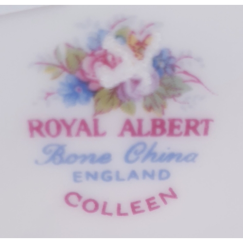 12 - ROYAL ALBERT CHINA COFFEE POT IN THE COLLEEN DESIGN