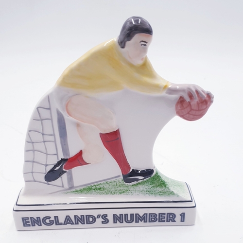 3 - EMMA BAILEY CERAMICS 13cm x 14cm (Hand Painted) FIGURINE OF GORDON BANKS (Stoke City And England) FA... 