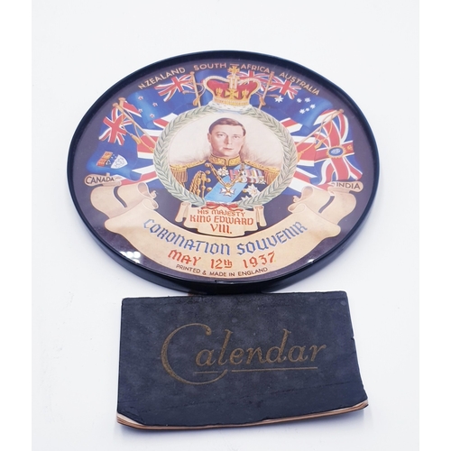 42 - KING EDWARD VII CORONATION SOUVENIR (May 12th 1937) Wityh PART CALENDAR