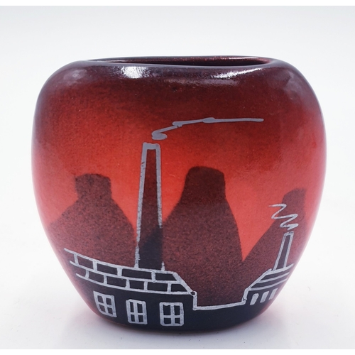 133 - LUCY GOODWIN DESIGNS (Designed , Made And Hand Painted In Stoke On Trent,England) CERAMIC Small 8.5c... 