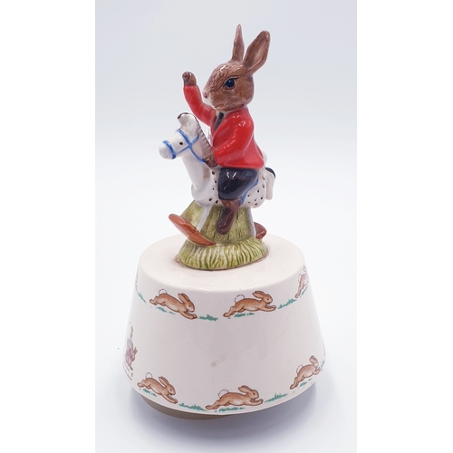 181 - ROYAL DOULTON 17.5cm BUNNYKINS MUSICAL BOX 