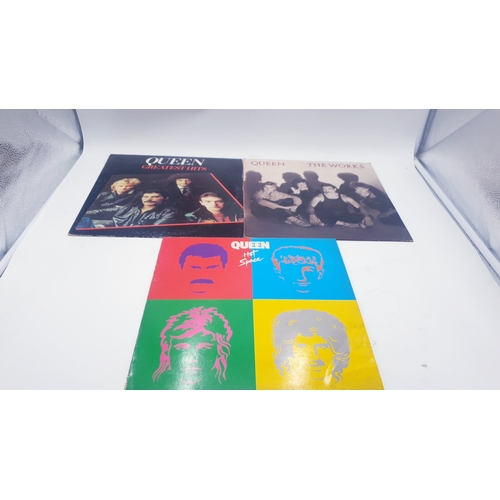 495 - QUEEN VINYL LPS (3)
HOT SPACE + INNER. GREATEST HITS + INNER. THE WORKS + INNER. THE VINYL RANGES FR... 