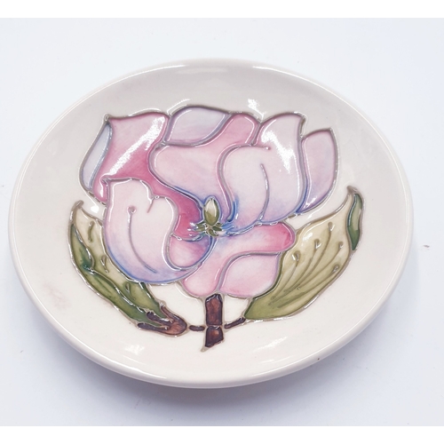 612 - MOORCROFT COASTER IN THE MAGNOLIA DESIGN