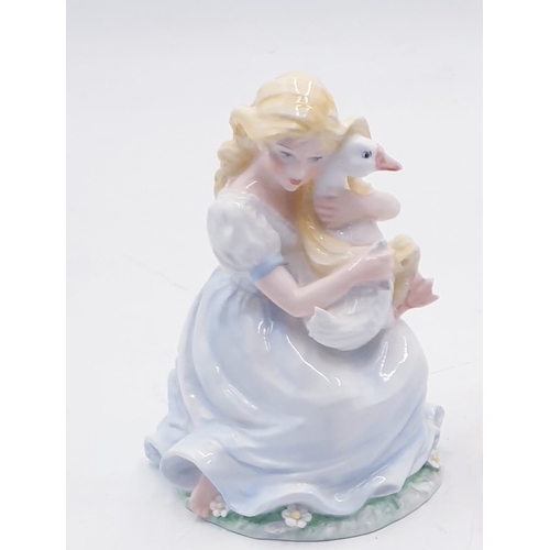 639 - COALPORT CHINA 14cm CHARACTER FIGURINE 