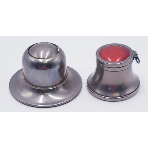 720 - CAPSTAN INKWELLS (2)