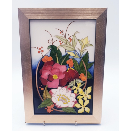 286 - MOORCROFT 24cm x 16.5cm PLAQUE (Shape No PLQII) 