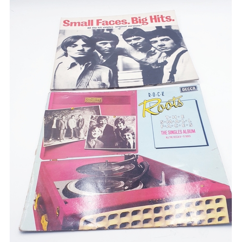 294 - THE SMALL FACES VINYL LPS (2)
THE SINGLES ALBUM. BIG HITS GATEFOLD SLEEVE. THE VINYL RANGES VROM VG ... 