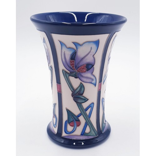 284 - MOORCROFT 15cm VASE (Shape No 158/6) 