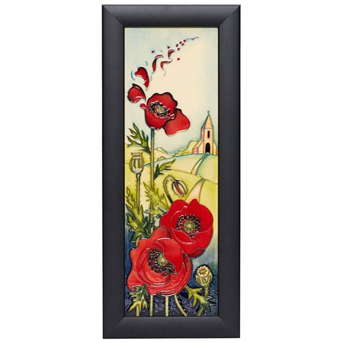 287 - MOORCROFT 31.5cm x 11cm PLAQUE (Shape No PLQ3) 