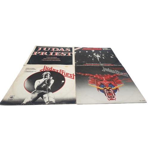 689 - JUDAS PRIEST VINYL 12 INCH SINGLES (4)
THE RIPPER. LIVING AFTER MIDNIGHT. TAKE ON THE WORLD. SOME HE... 