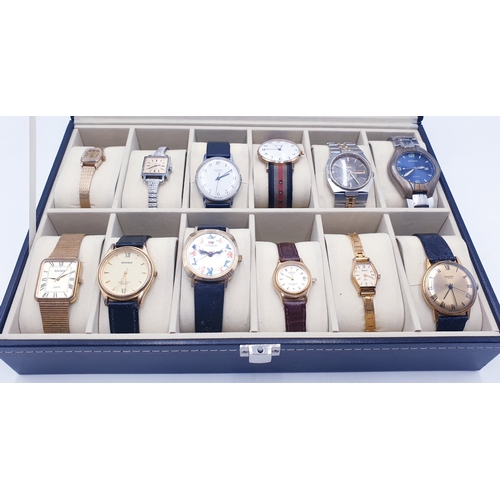 69 - SEKONDA (Boxed Set Of Twelve) MECHANICAL WIND UP WRIST WATCHES