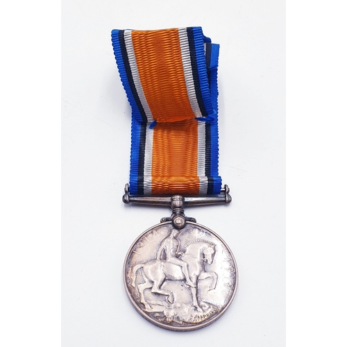 76 - BRITISH GEORGE V (1914-18) WAR MEDAL 20 10 44 PTE I. EVANS. R. WAR. R. (Full Length Ribbon) (Boxed)