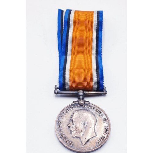 76 - BRITISH GEORGE V (1914-18) WAR MEDAL 20 10 44 PTE I. EVANS. R. WAR. R. (Full Length Ribbon) (Boxed)