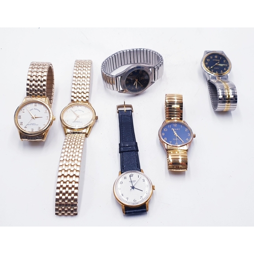 81 - WRIST WATCHES (6) Toinclude SEKONDA,CITRON,SMART,KK COLLECTION & LOUIS VALENTN