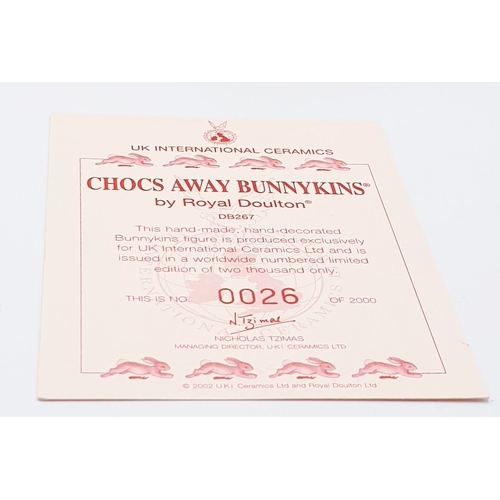 120 - ROYAL DOULTON 11cm x 13cm CHARACTER BUNNYKINS FIGURINE 