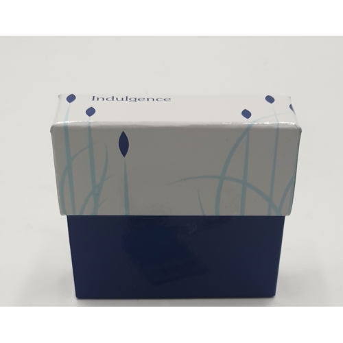 139 - WHITE METAL /CUBIC ZIRCONIA STONE SET BANGLE By Indulgence  (Original Box)Plus Swarovski STONE SET B... 