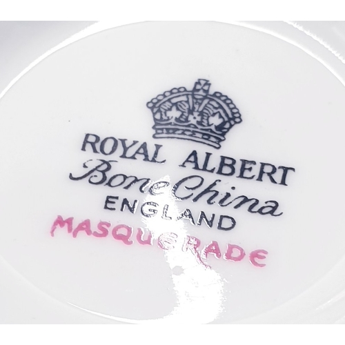 179 - ROYAL ALBERT CHINA FIVE PIECE SET IN THE MASQUARADE DESIGN